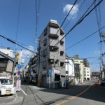 天王寺駅徒歩１０分圏内の角部屋の少し広めのマンション