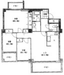 88.27平米の3LDKの間取り(間取)