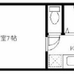 約７帖の洋室で２面採光の為明るいお部屋になります